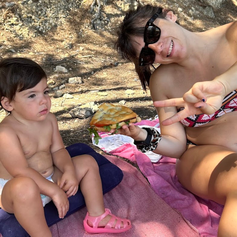 Focaccia ligure tonda all'olio extravergine di oliva