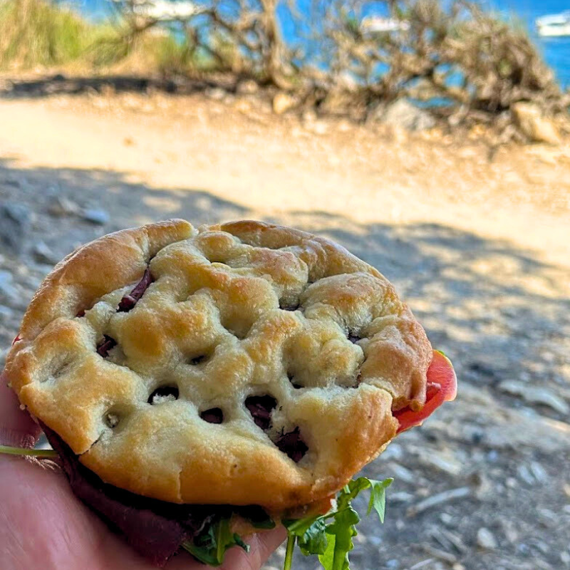 Focaccia ligure tonda all'olio extravergine di oliva