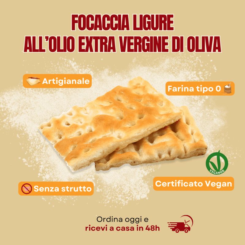 Focaccia ligure all'olio extravergine di oliva 1kg