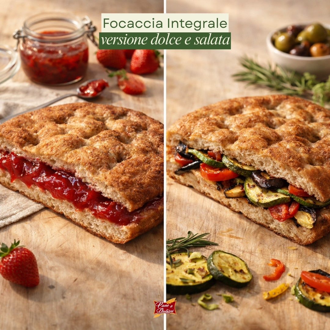 Focaccia Integrale dolce e salata Box Equilibrio