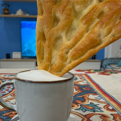 Triangolo di focaccia all'olio extravergine di oliva