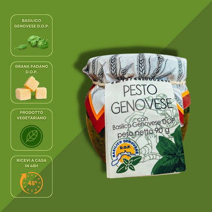 Pesto genovese con basilico genovese DOP